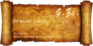 Gracza Zsolt névjegykártya